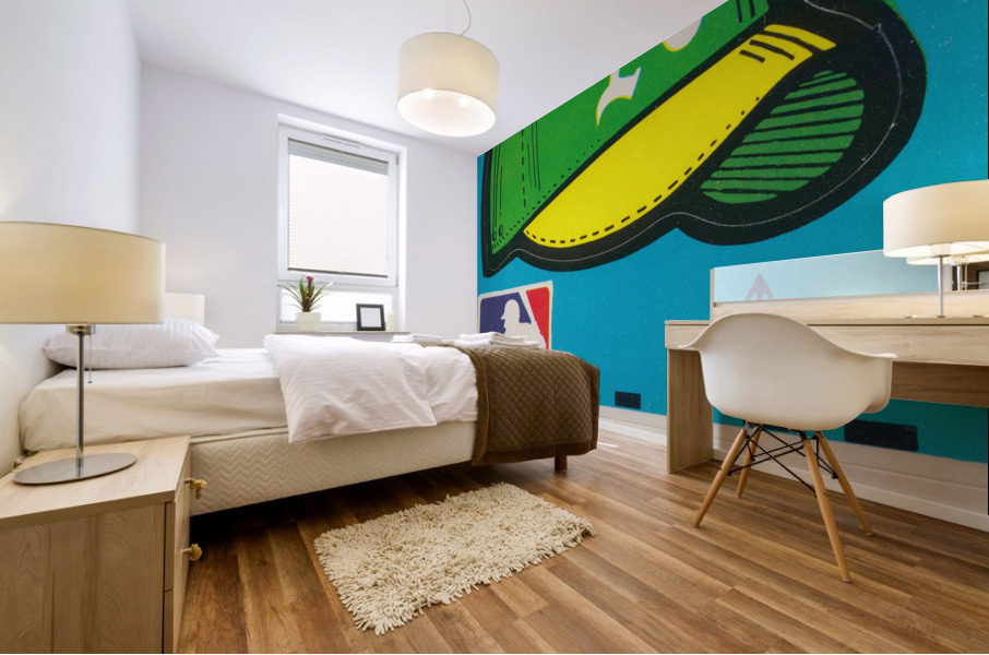 1981 Oakland Athletics Fleer Decal Sticker Metal Sign Mural print