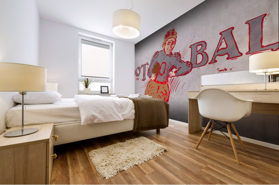 Howard Dwight Smith Vintage Ohio State University Football Art Mural print