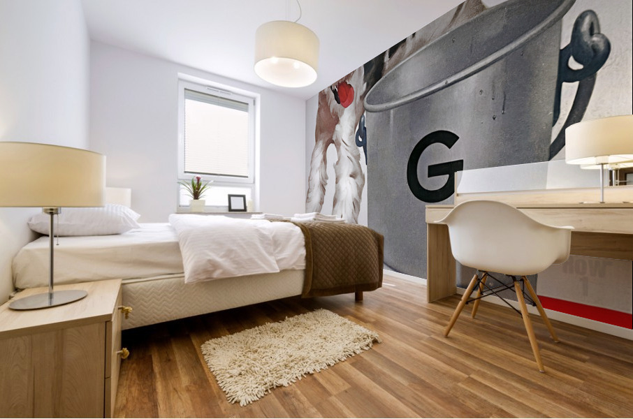 1949 Georgia Football Program Remix Mural print