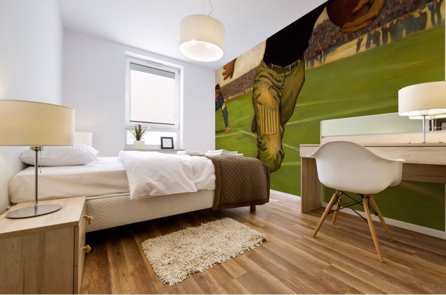 1910 In the Clear Football Art Mural print