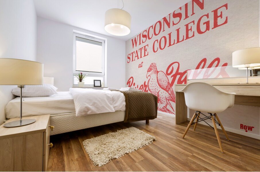 wisconsin state college river falls art Mural print