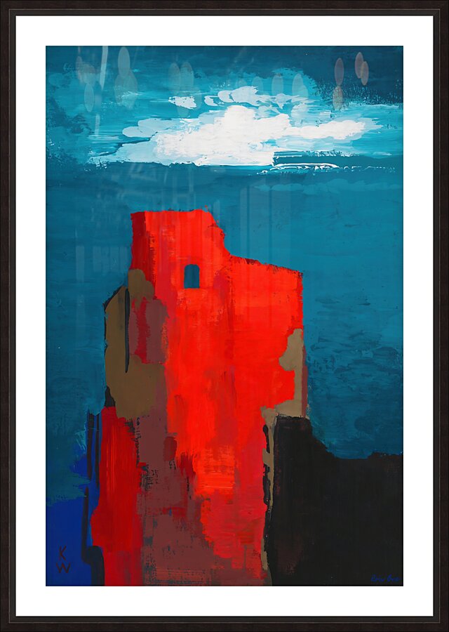 Burgruine Circa 1943 Picture Frame print