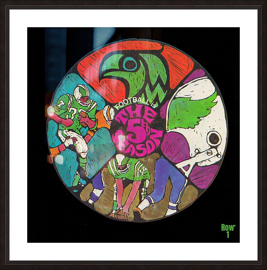 football is the fifth season Picture Frame print