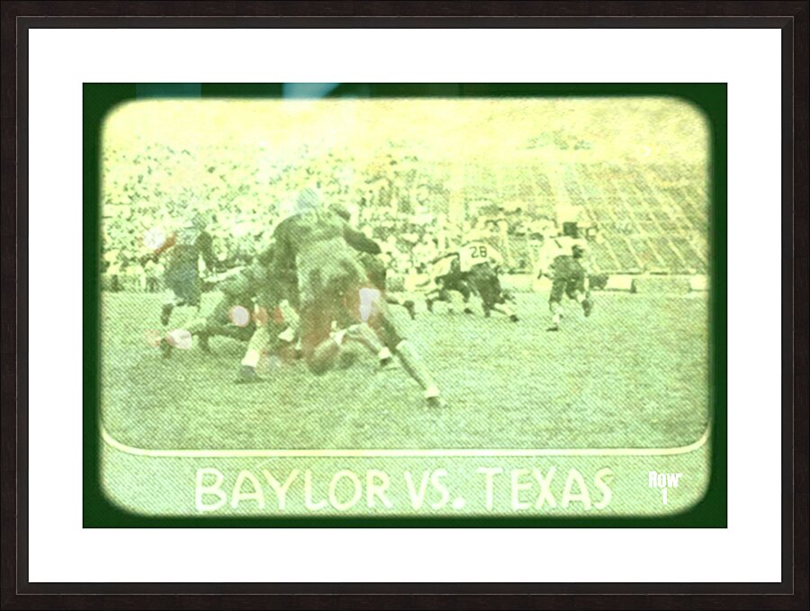 1936 Baylor Bears vs. Texas Longhorns Picture Frame print