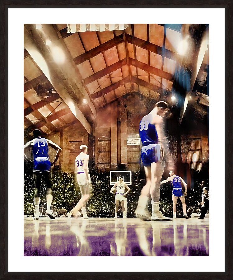 Kansas State Basketball at Ahearn Fieldhouse Picture Frame print