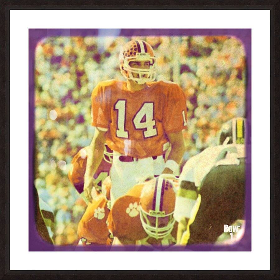 mike eppley clemson football art Picture Frame print