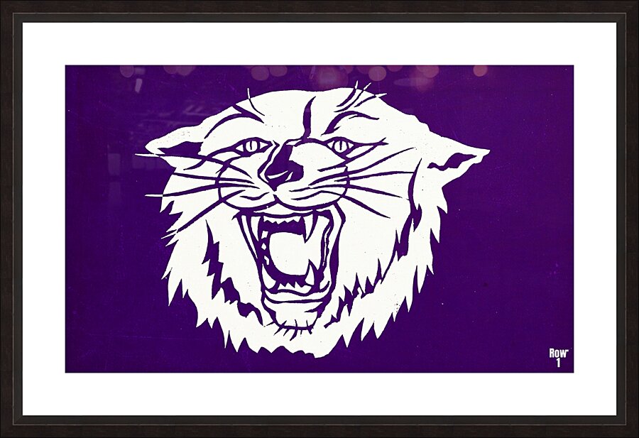 Classic Wildcat Art Picture Frame print