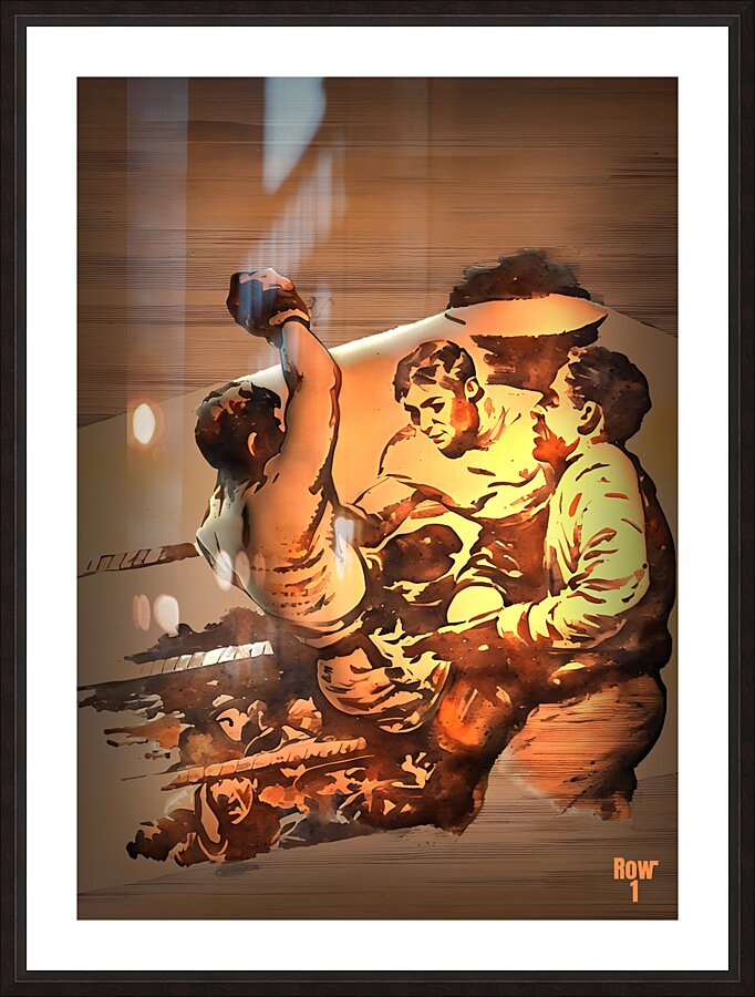 1930s Boxing Art Picture Frame print
