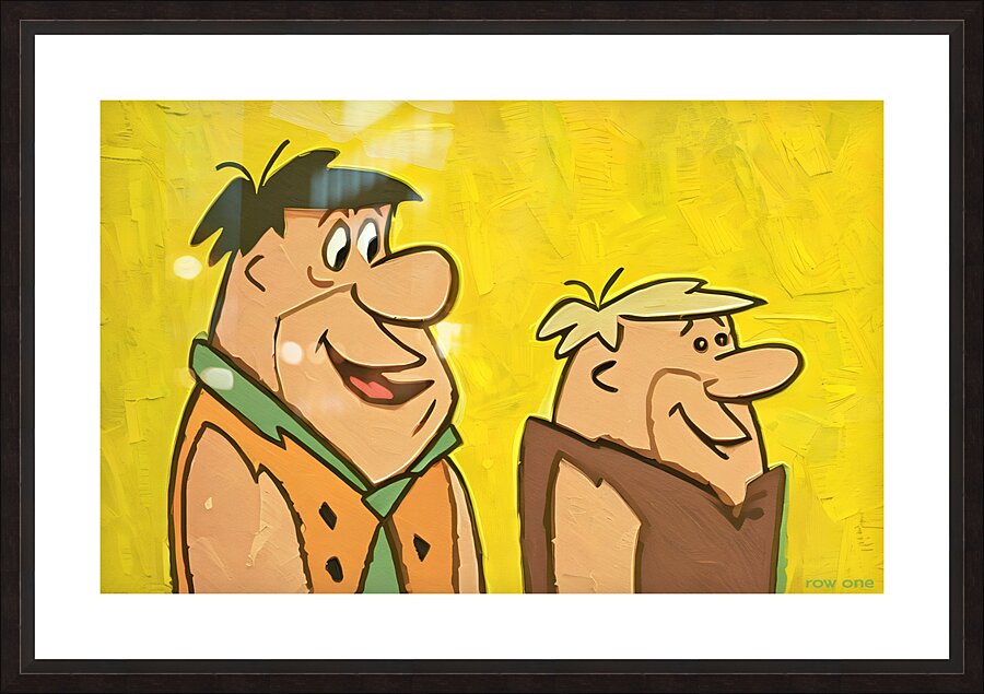 Fred and Barney Picture Frame print