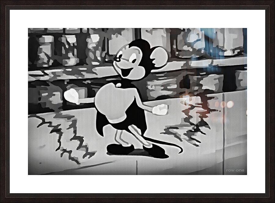 1942 Mighty Mouse Cartoon Art II Picture Frame print