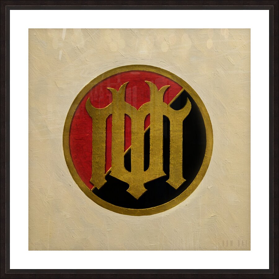 Early 1900s Ole Miss Emblem Picture Frame print