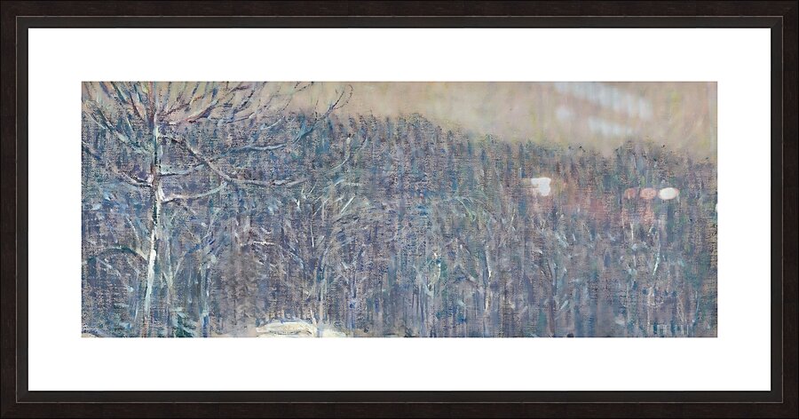 1902 Snowfall Picture Frame print