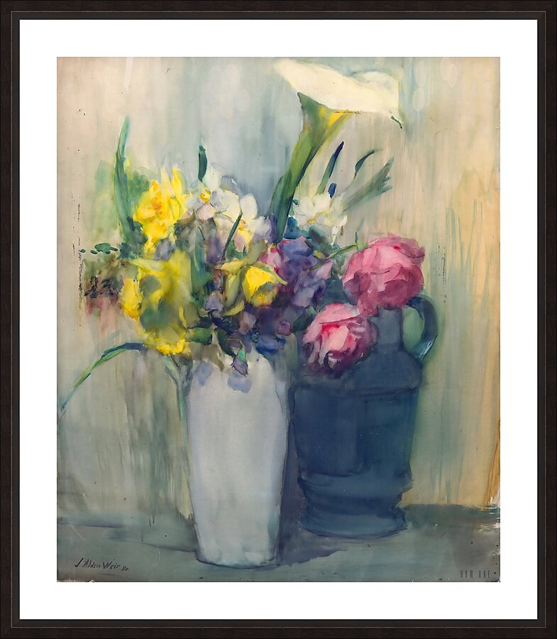 1880 Flowers  Picture Frame print