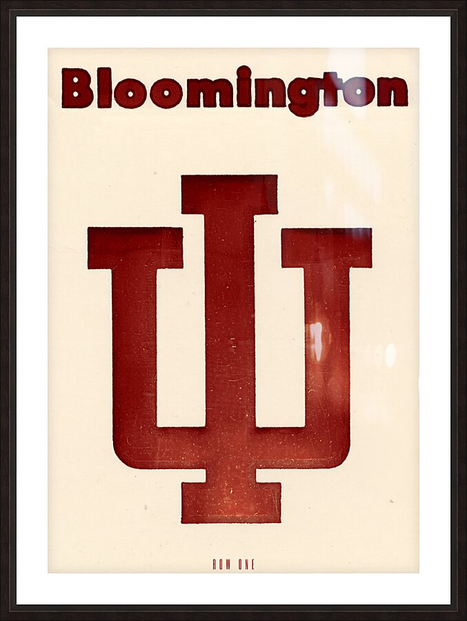 Bloomington IU  Picture Frame print
