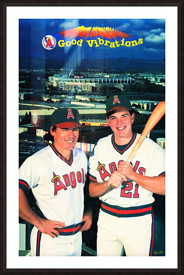 1988 California Angels Wall Art Picture Frame print