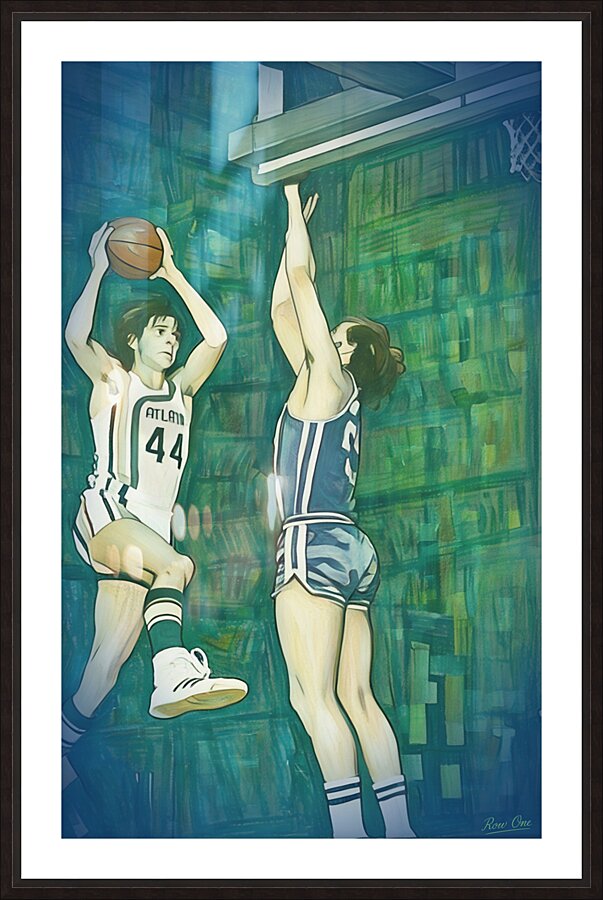 Pistol Pete Maravich Rookie Art Picture Frame print