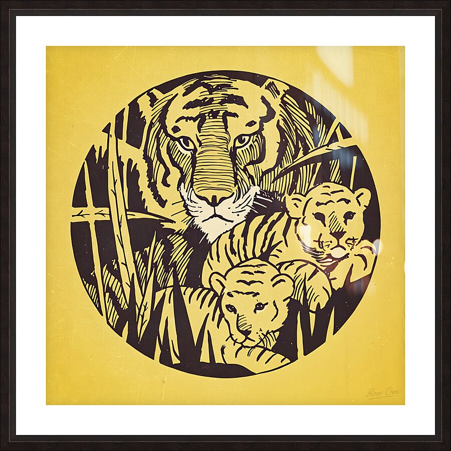 1930s Missouri Tigers Art Picture Frame print