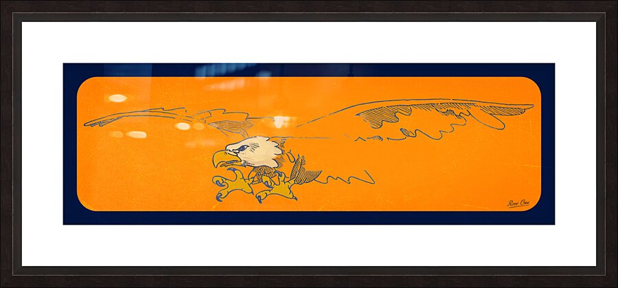 1950s auburn art Picture Frame print