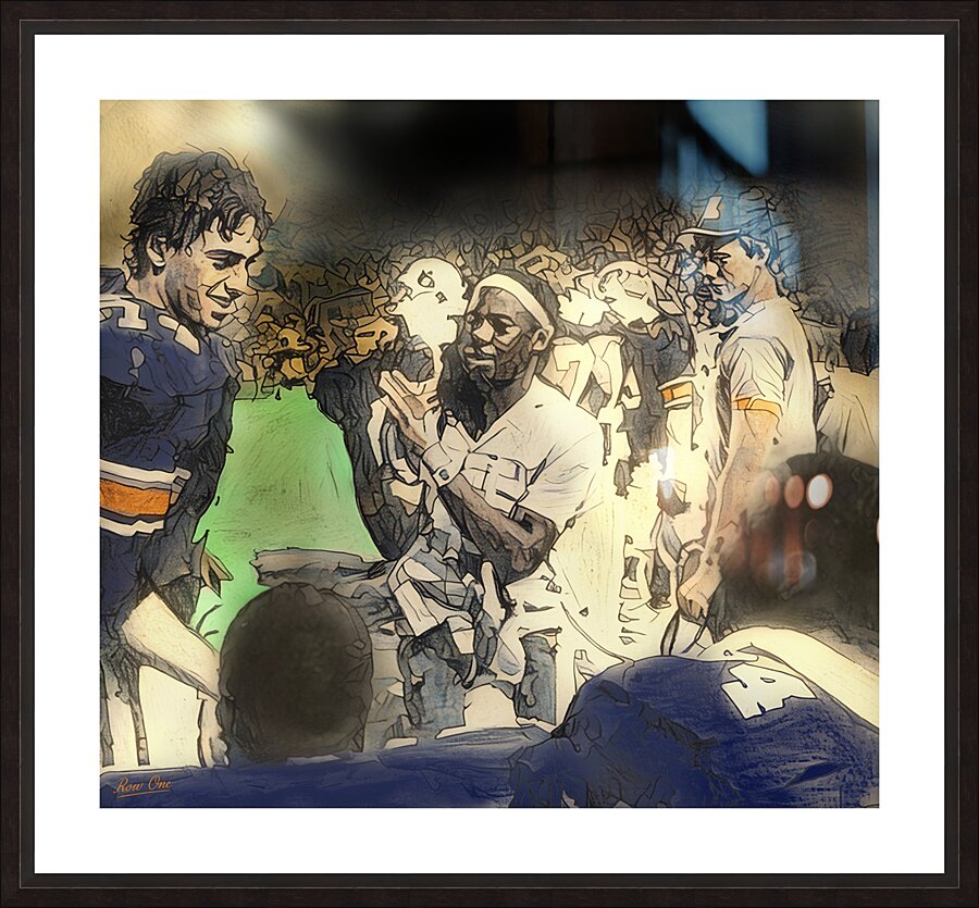 1984 Auburn Night Game Football Art Picture Frame print