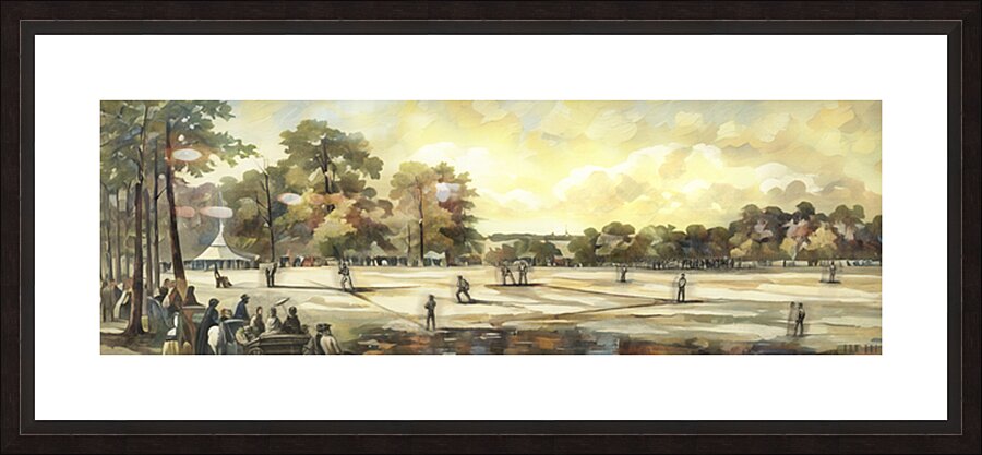1865 Elysian Fields Baseball Game  Picture Frame print
