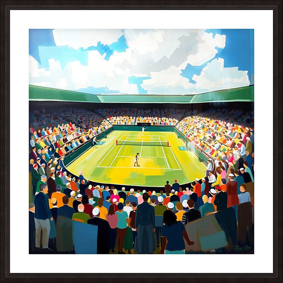 In Between Points Picture Frame print