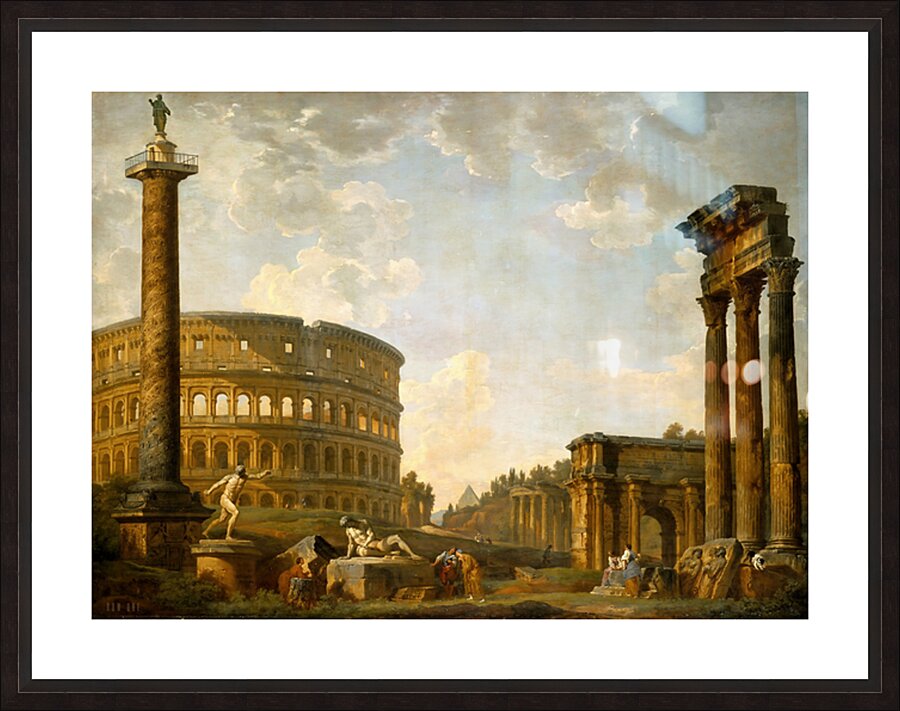 1735 Roman Colosseum Wall Art  Picture Frame print