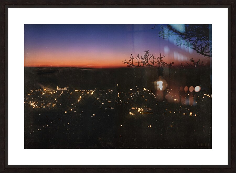 1950s Fayetteville Arkansas at Twilight by Row One Brand