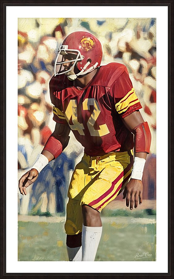 1978 USC Trojan Star Ronnie Lott Picture Frame print