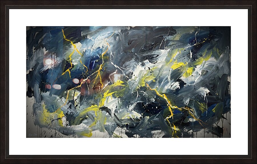 The Storm Picture Frame print