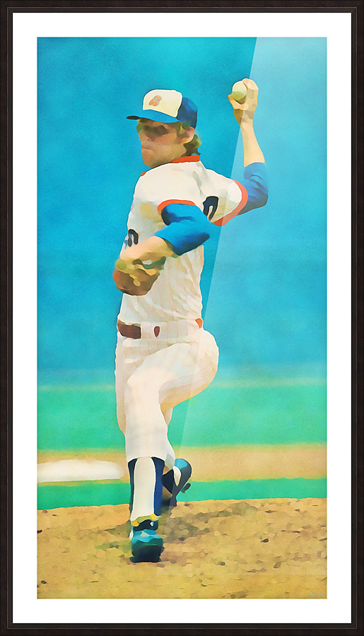 Vintage Atlanta Braves Baseball Wall Art_Atlanta Home Decor Ideas for Sports Fans Picture Frame print