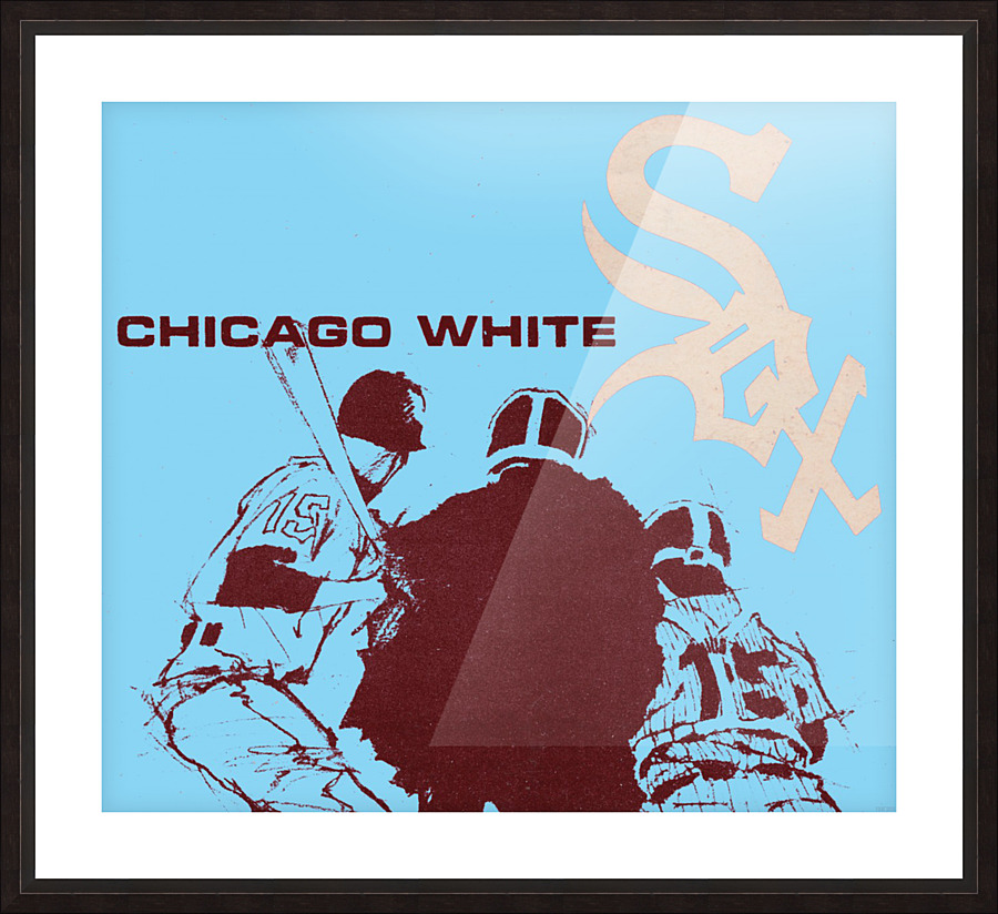 Chicago White Sox Baseball Poster Fine Art Picture Frame print