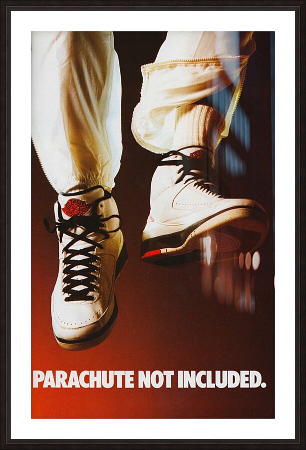1987 Nike Air Jordan Parachute Not Included Art by Row One Brand
