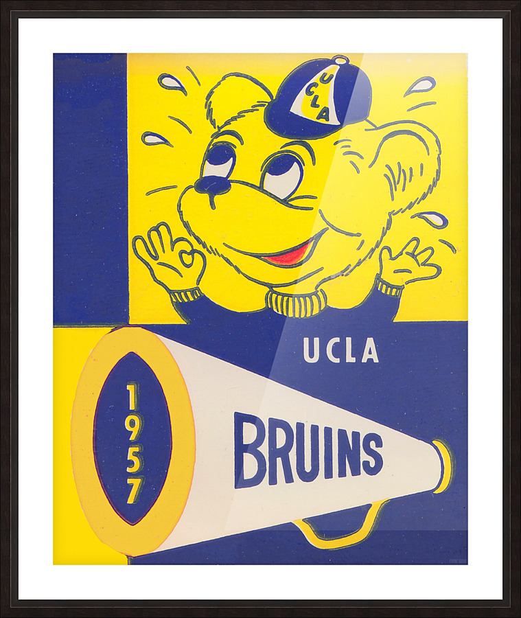 1957 UCLA Bruins Picture Frame print