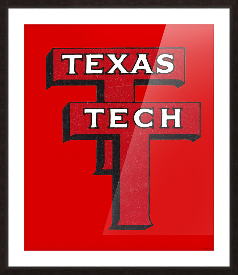 1948 Texas Tech Art Picture Frame print