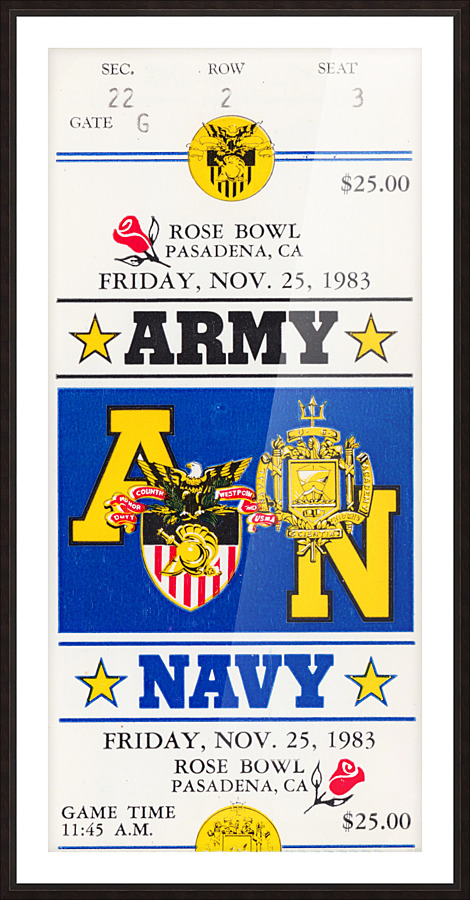 1983 Army vs. Navy Picture Frame print
