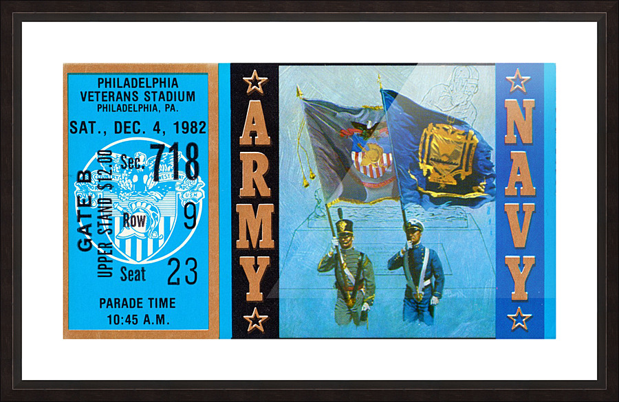 1982 Army vs. Navy Picture Frame print