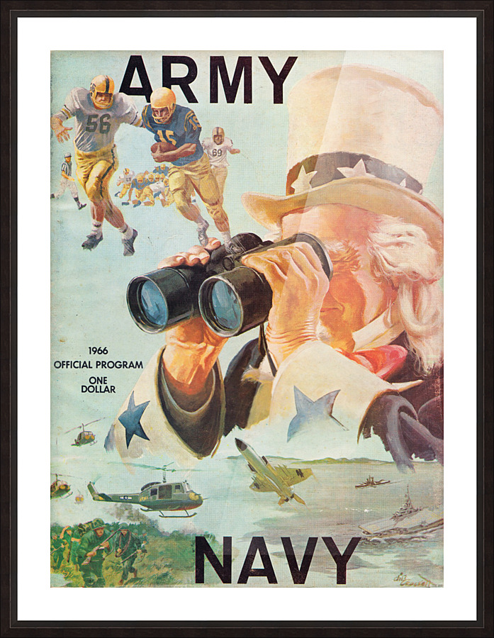 1966 Army vs. Navy Football Program by Row One Brand
