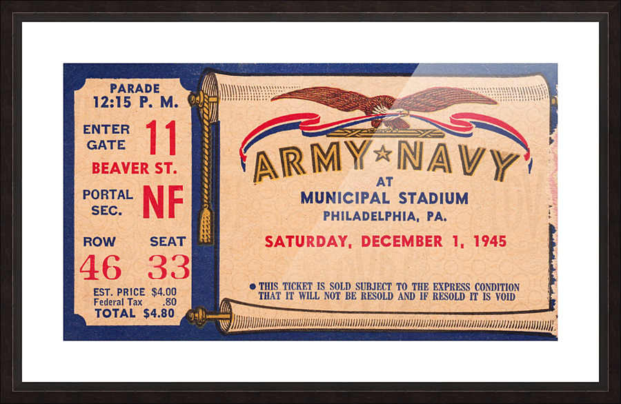 1945 Army Navy Game of the Century by Row One Brand