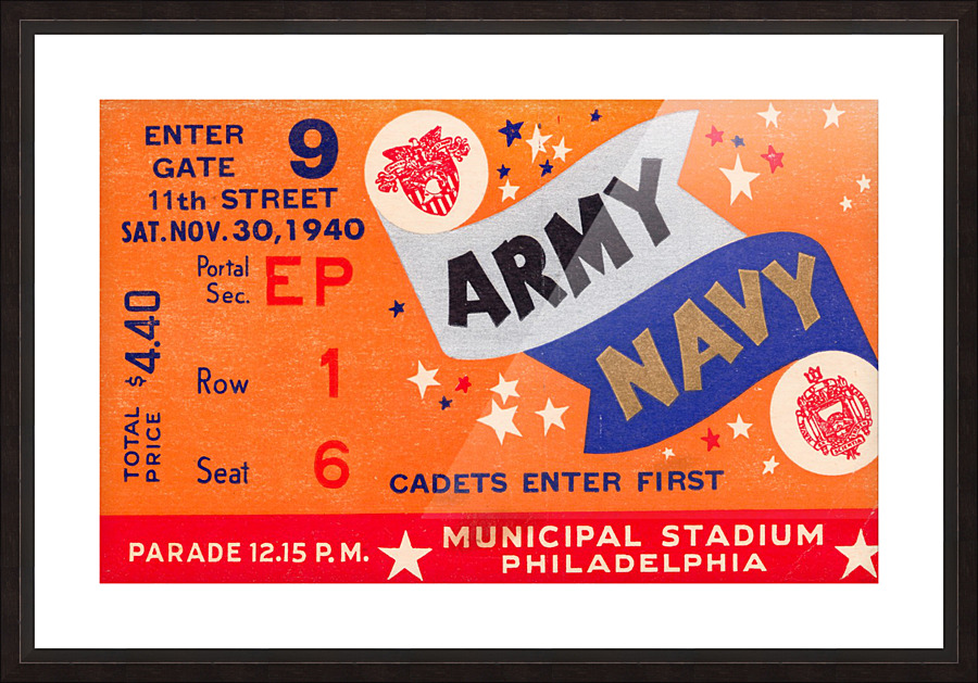 1940 Army Navy Game by Row One Brand