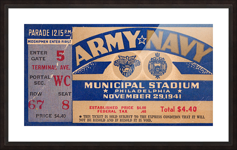 1941 Army Navy Game by Row One Brand