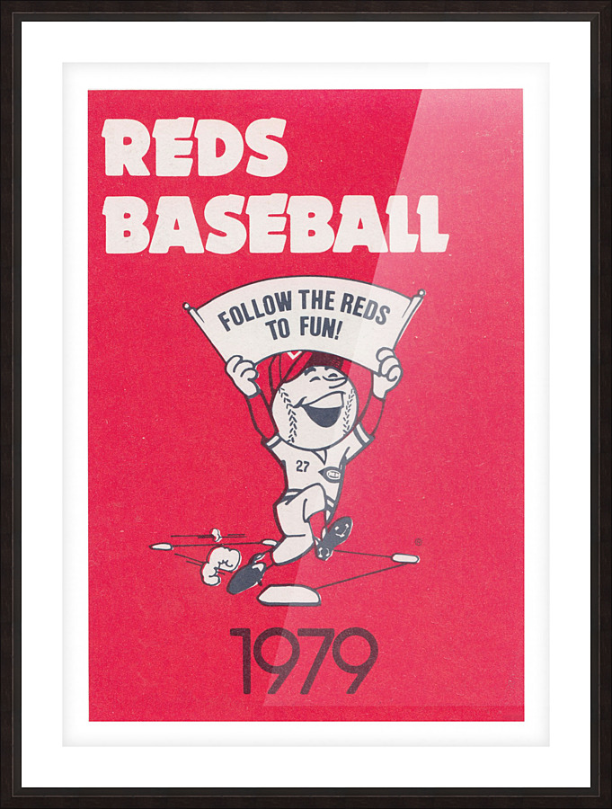 1979 Cincinnati Reds Poster Picture Frame print