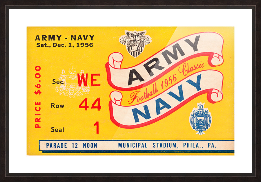 1956 Army vs. Navy by Row One Brand