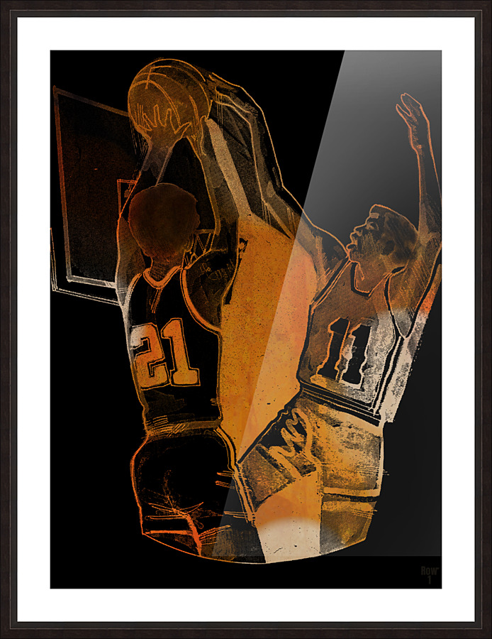 Seventies Hoopin Picture Frame print