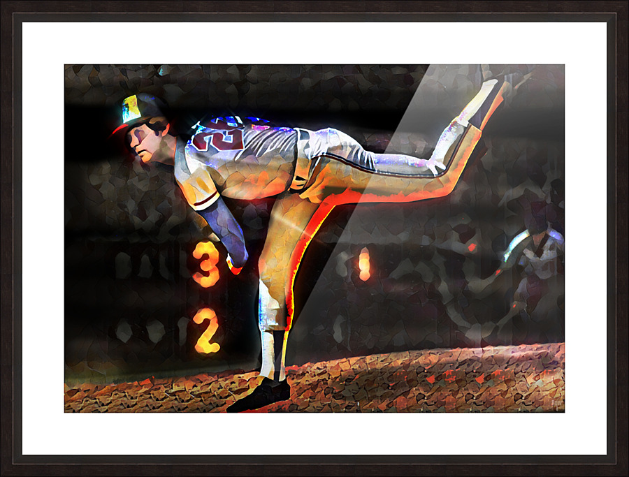 Star Pitcher Picture Frame print