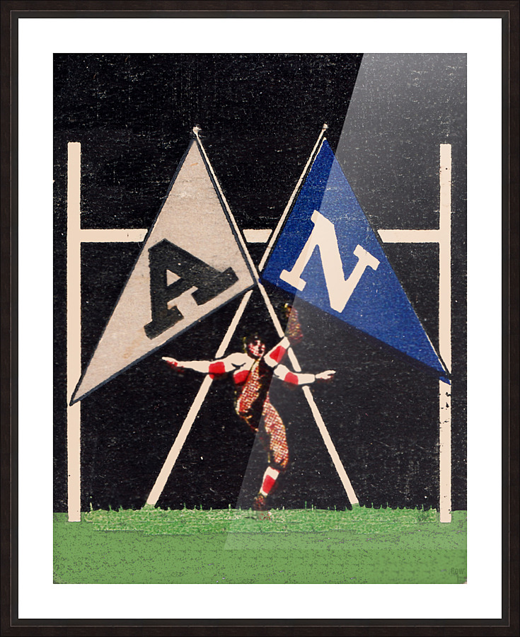 1934 Army Navy Football Art by Row One Brand