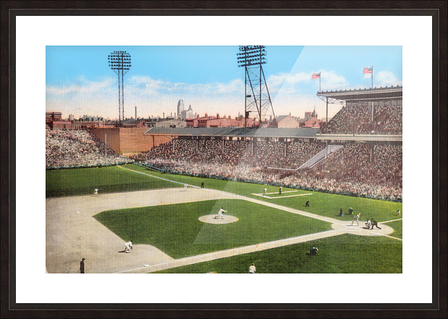 1938 Baseball Art Picture Frame print