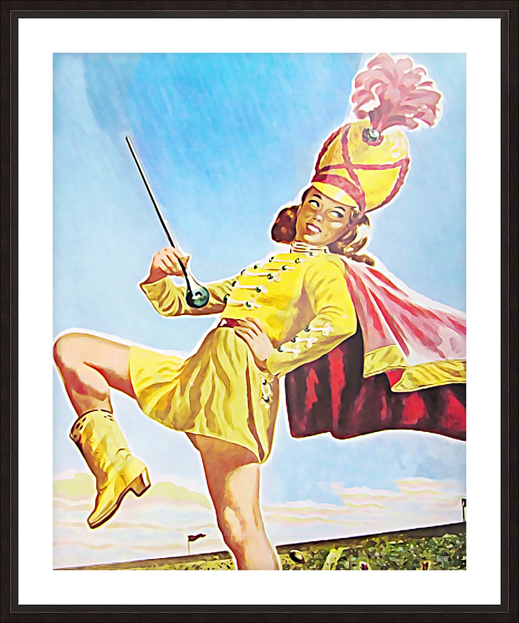 1946 Gameday Picture Frame print