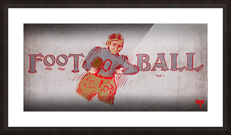 Howard Dwight Smith Vintage Ohio State University Football Art Picture Frame print