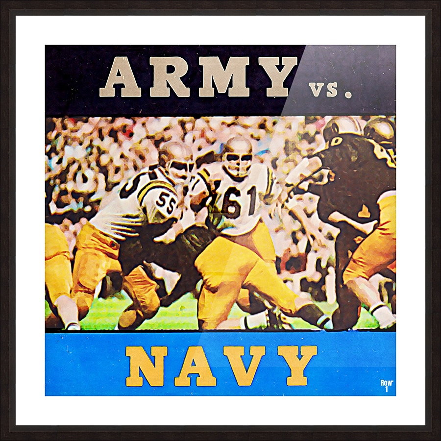 1966 Army Navy Ticket Stub Remix by Row One Brand