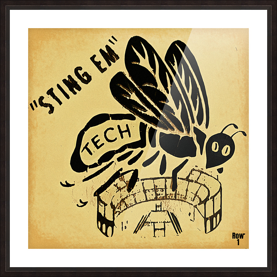 Sting Em Tech Picture Frame print